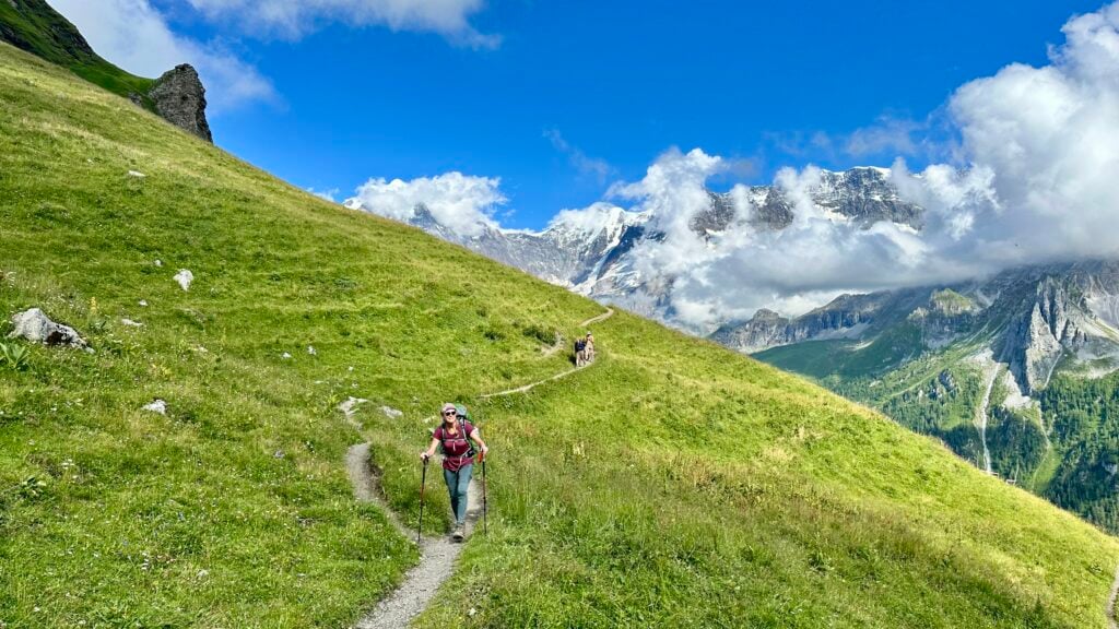 Trail From Murren To Rotstockhutte Trail from Murren to Rotstockhutte